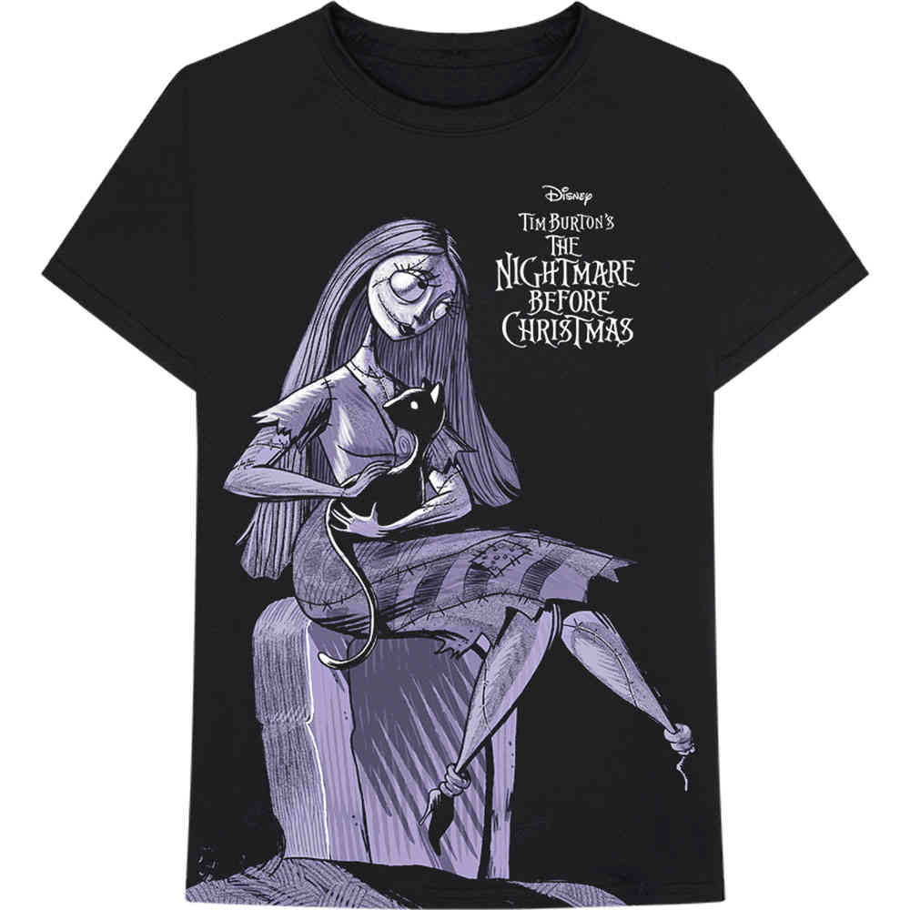 Disney The Nightmare Before Christmas - Sally Jumbo Herren T-Shirt - Schwarz